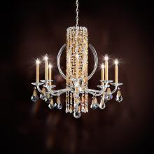 Schonbek 1870 RS8308N-48R - Siena 8 Light 120V Chandelier in Antique Silver with Radiance Crystal