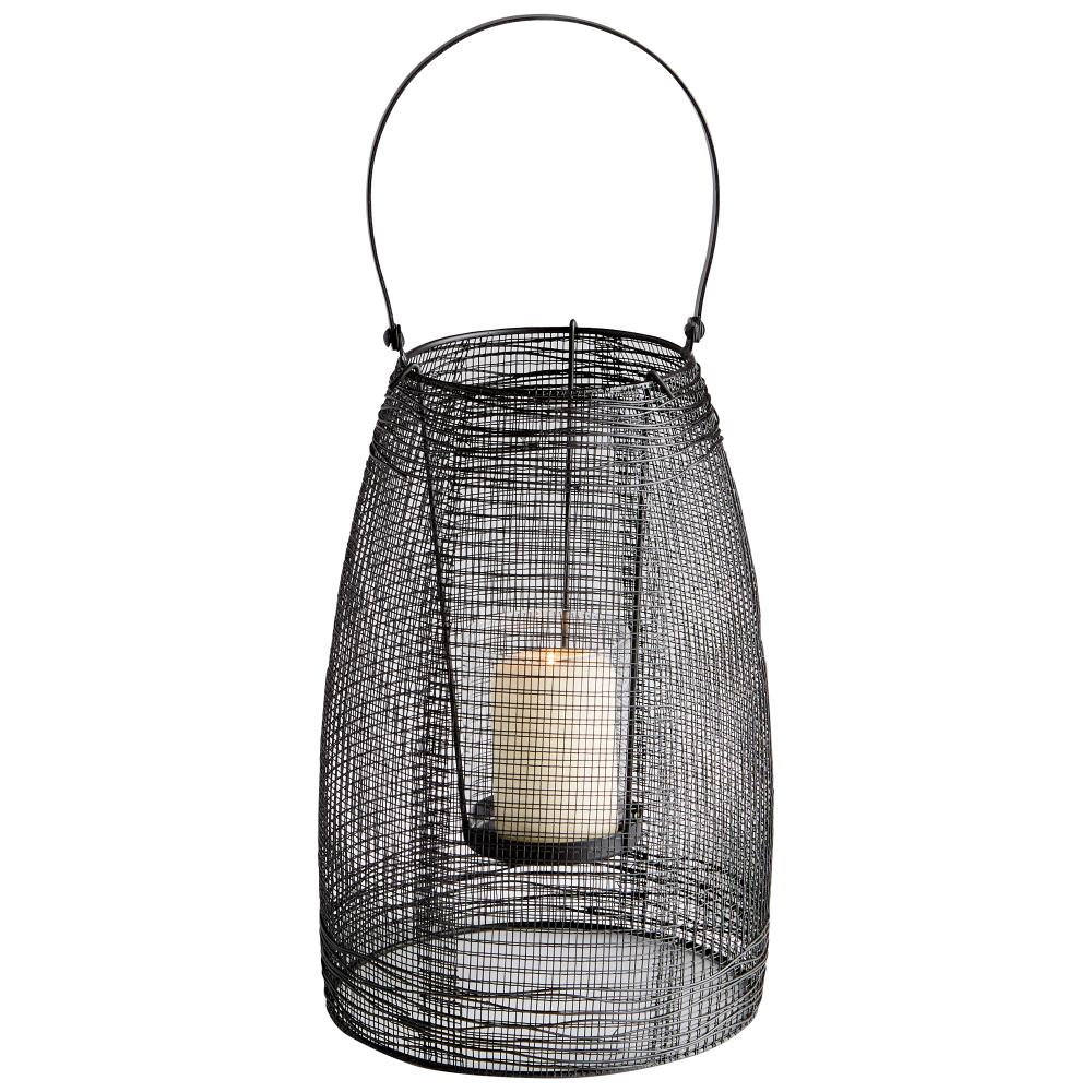 Gauze Candleholder Graphite - Small