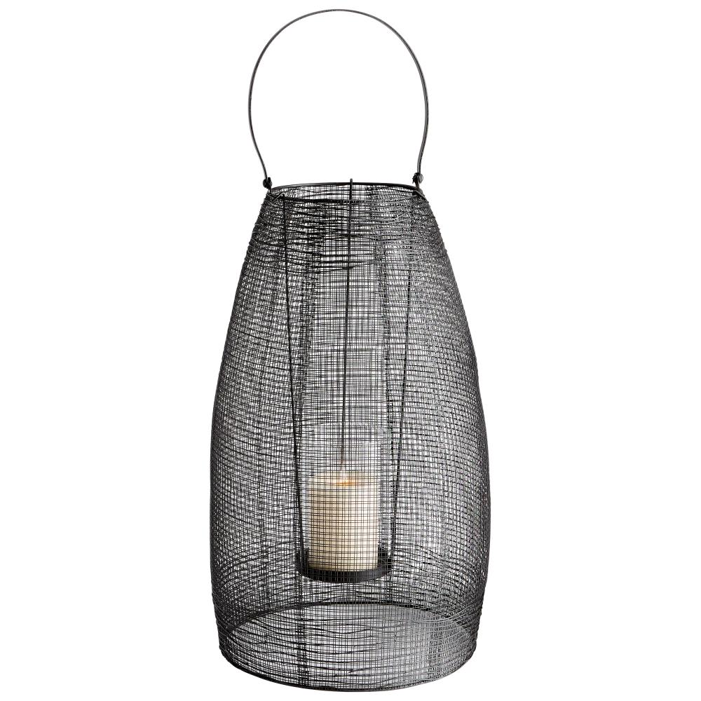 Gauze Candleholder Graphite - Large