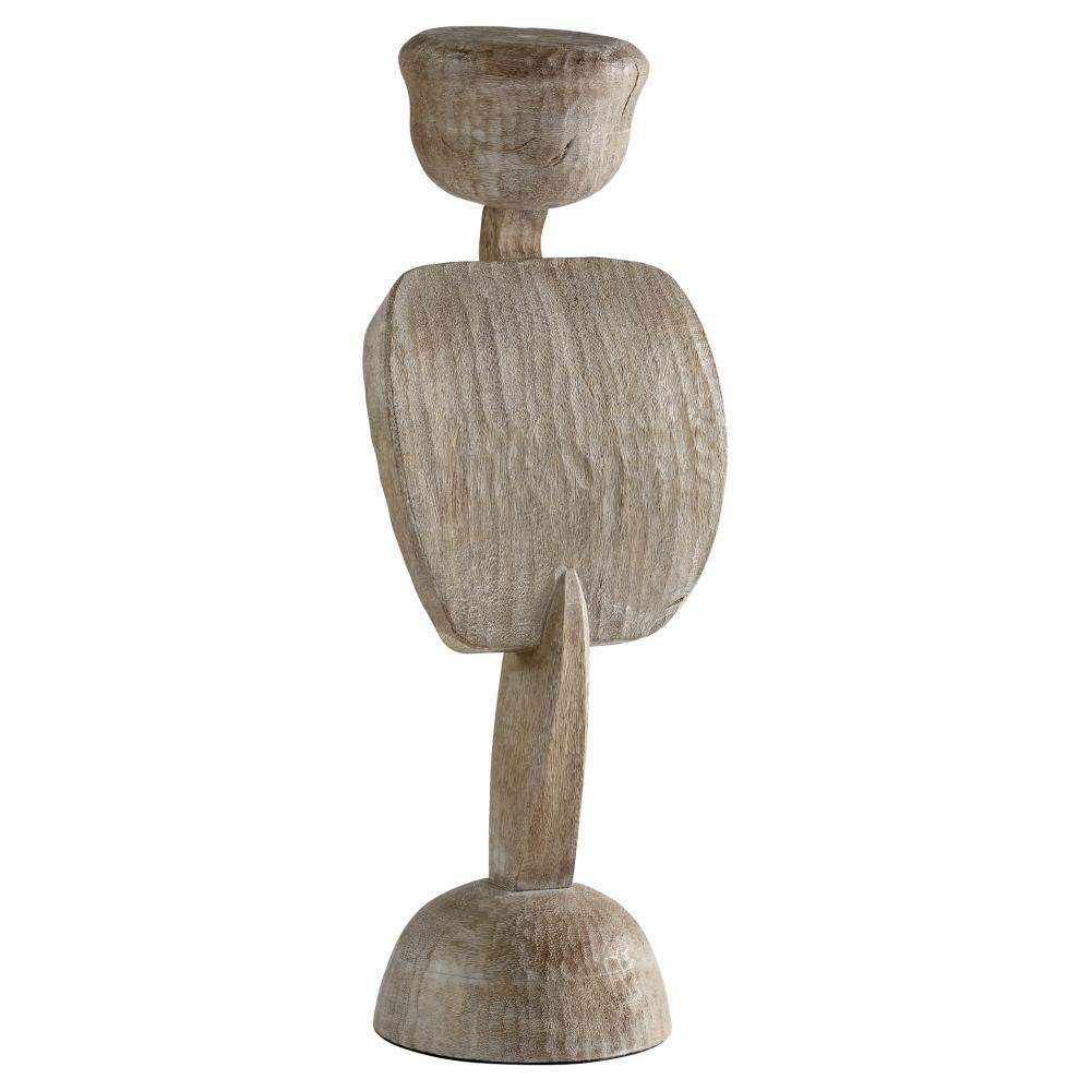 Chakra Sculpture Weathered Grey - Medium