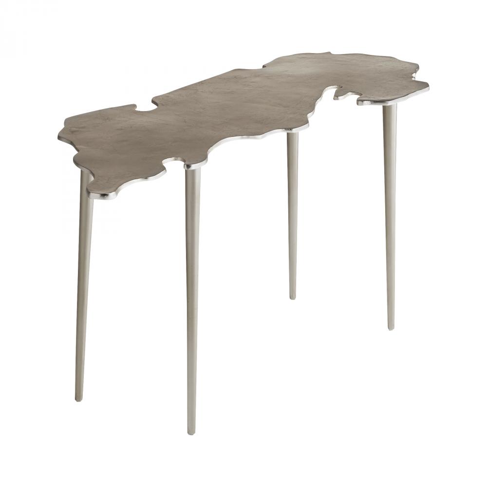 Atlas Cocktail Table Antique Nickel