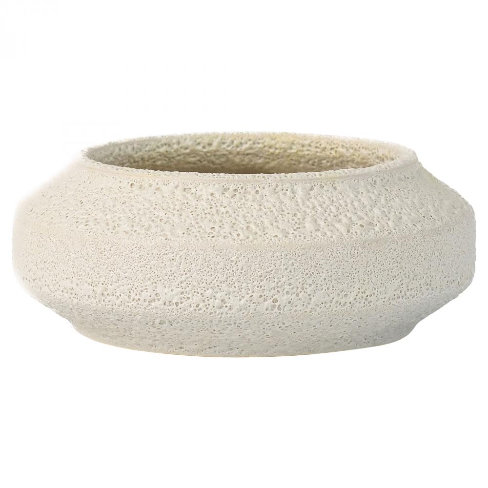 White on Terra Bowl Designed by Thom Filicia Porous White - Low