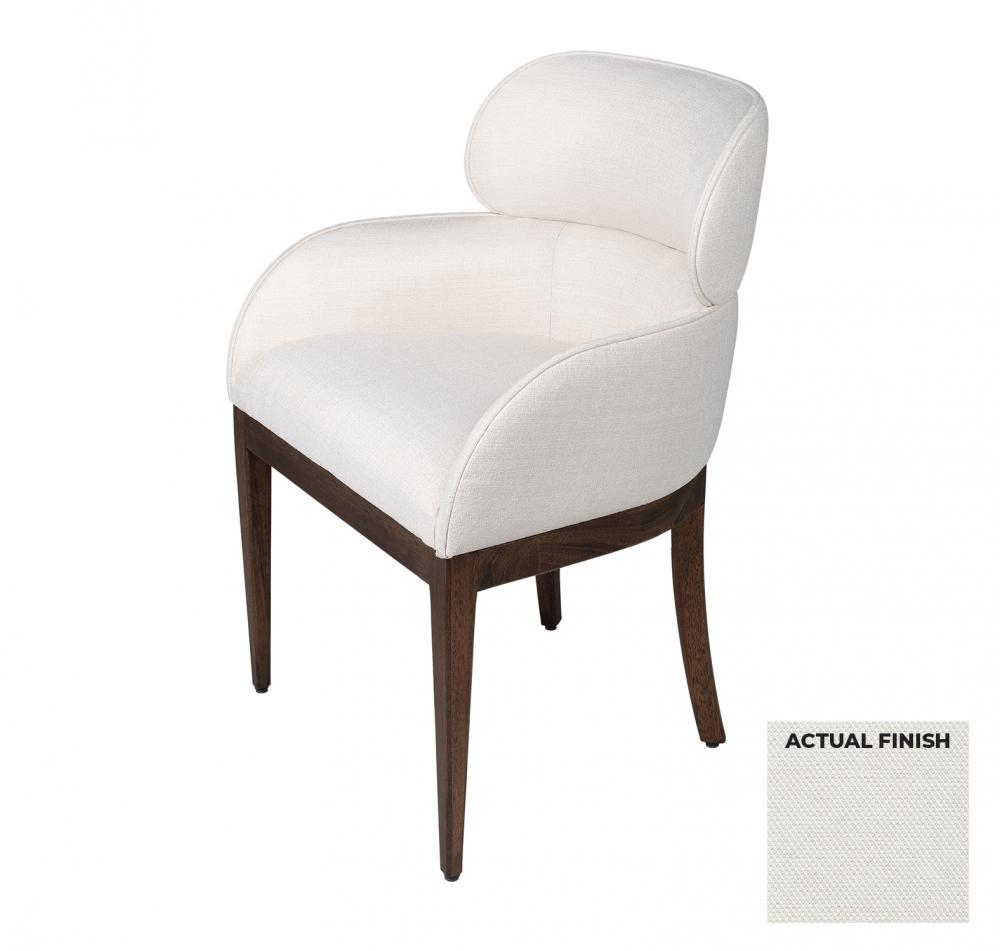 Lucien Dining Chair Off-White Geometric Weave