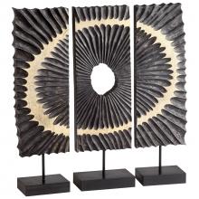 Cyan Designs 10722 - Ruffle Sculpture Black