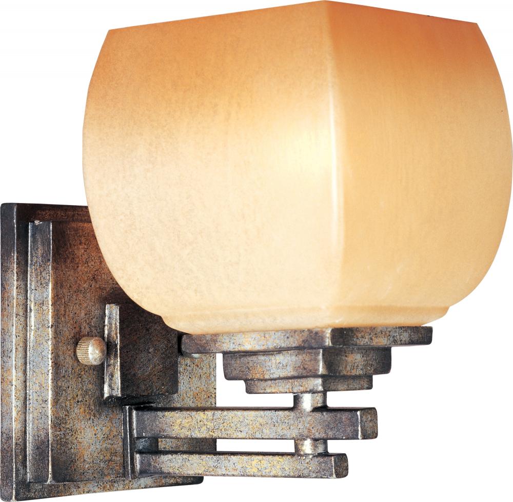 One Light Wilshire Glass Wall Light