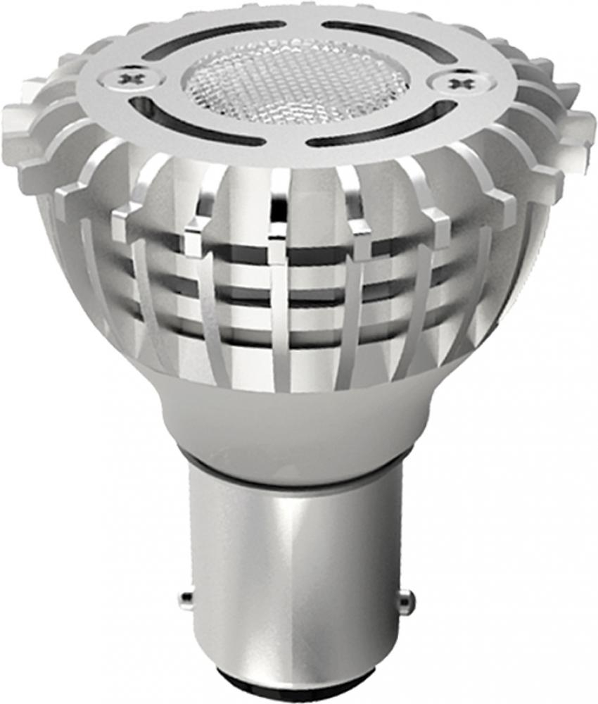 2 Watt; ALR12 LED; 3000K; Double Contact base; 12 Volt