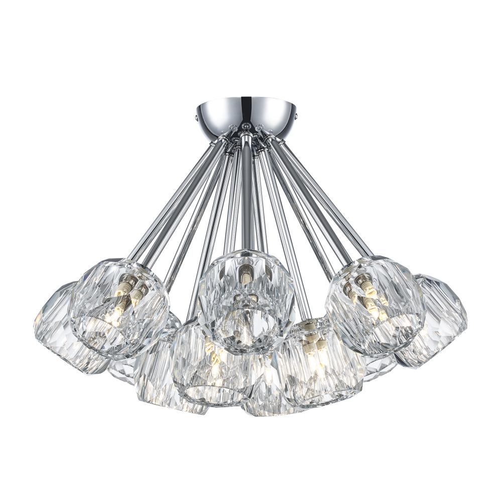 12LT SEMI FLSH ROSE CRYSTAL-PC