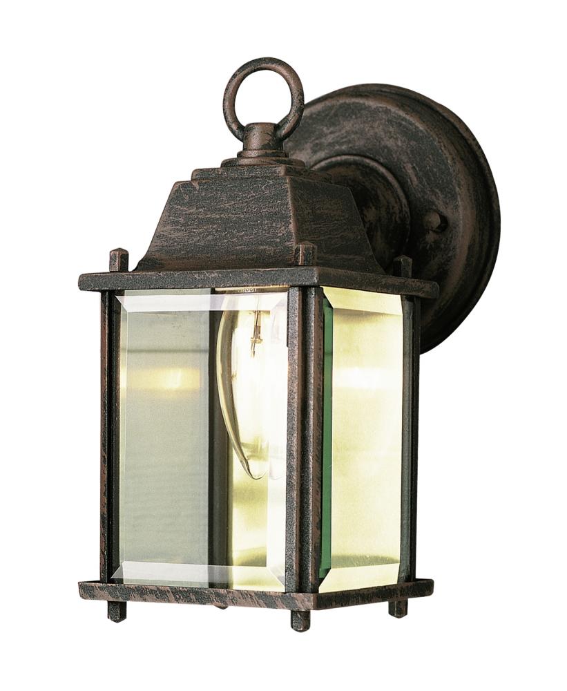 1LT WALL-SQUARE-OUTD-CLEAR BEV