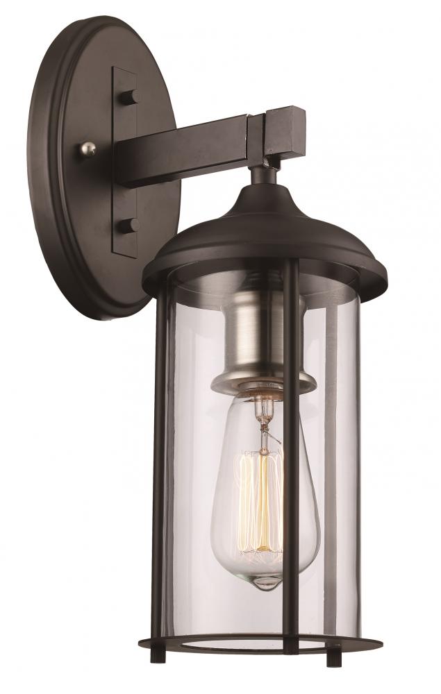 1LT-OUTD WALL CYL FRAME MED-BK