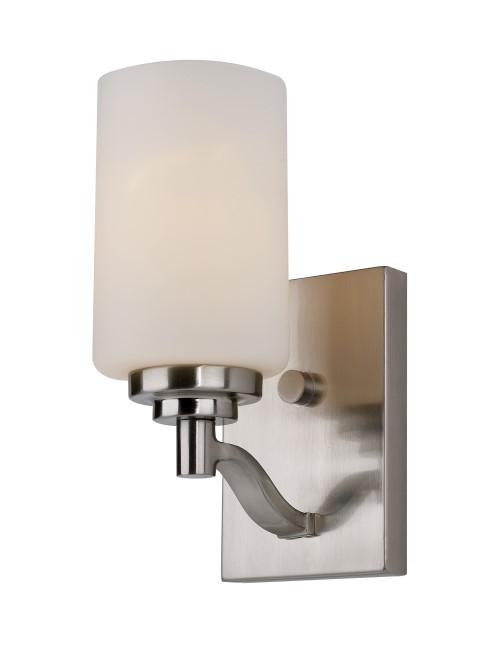 1LT WALL SCONCE-DOUBLE DISK-RO