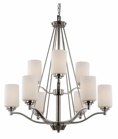 9LT CHANDELIER-DOUBLE DISK-ROB
