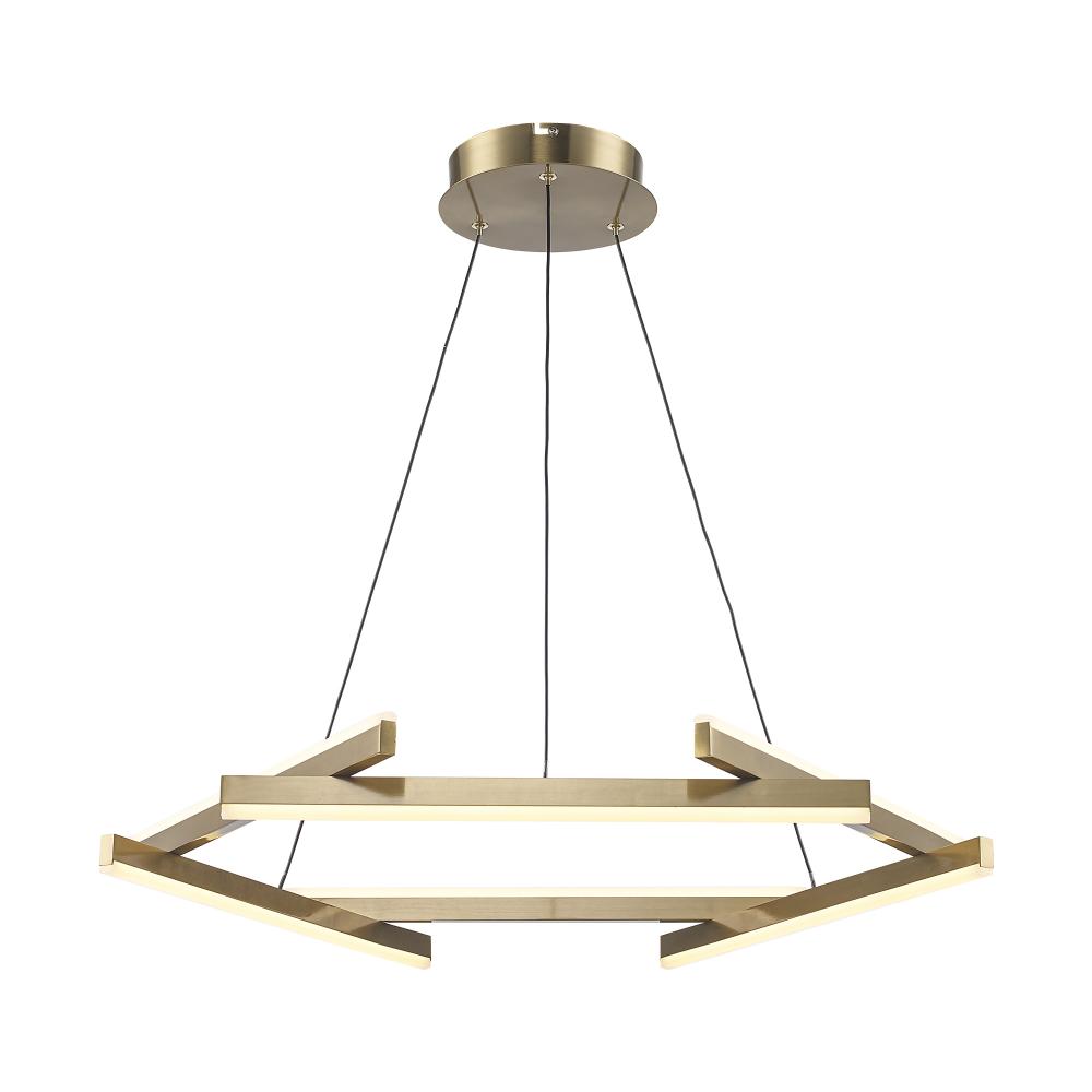 LED PENDANT 6 RODS 47W-AG