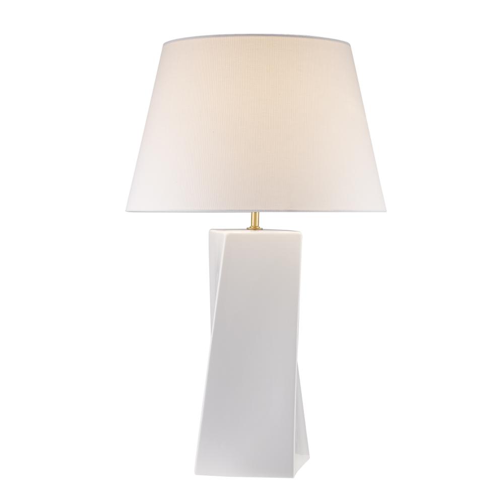 TABLE LAMP SPIRAL-WH