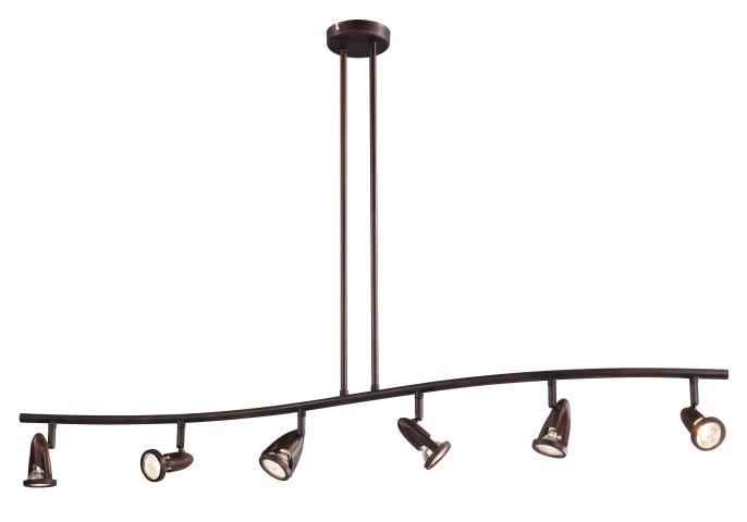 6LT TRACK-WAVE-GU10-DOWN RODS