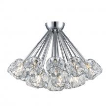 Trans Globe 11739 PC - 19LT SEMI FLSH ROSE CRYSTAL-PC