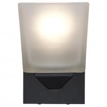 Trans Globe 2801 BK - 1LT WALL- SQUARE FROST GLASS-B