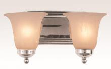 Trans Globe 3502 PC - 2LT BATH-MRBLZD/BELL GLASS