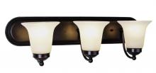 Trans Globe 3503 ROB - 3LT BATH-MRBLZD/BELL GLASS