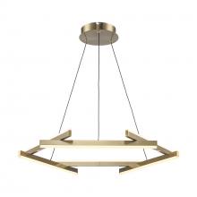 Trans Globe MDN-1565 AG - LED PENDANT 6 RODS 47W-AG