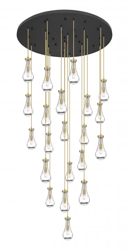 Owego - 21 Light - 48 inch - Brushed Brushed Brass - Multi Pendant