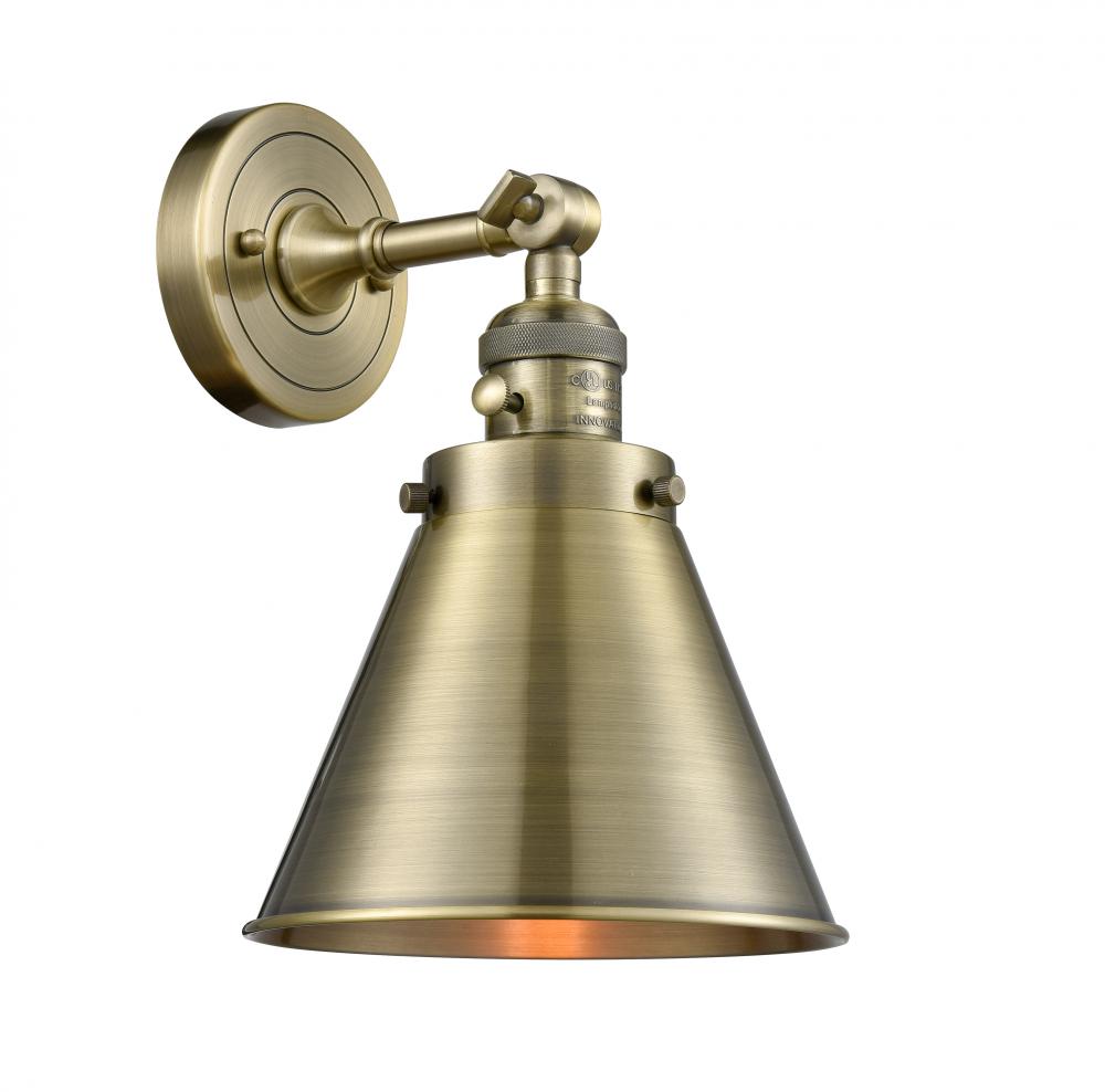 Appalachian - 1 Light - 8 inch - Satin Gold - Adjustable Sconce