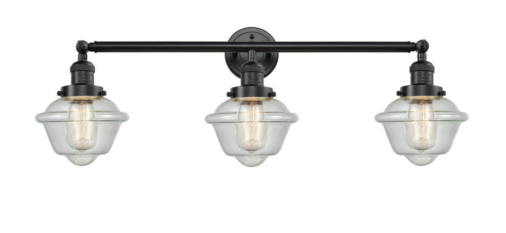 Oxford - 3 Light - 34 inch - Oil Rubbed Bronze - Bath Vanity Light
