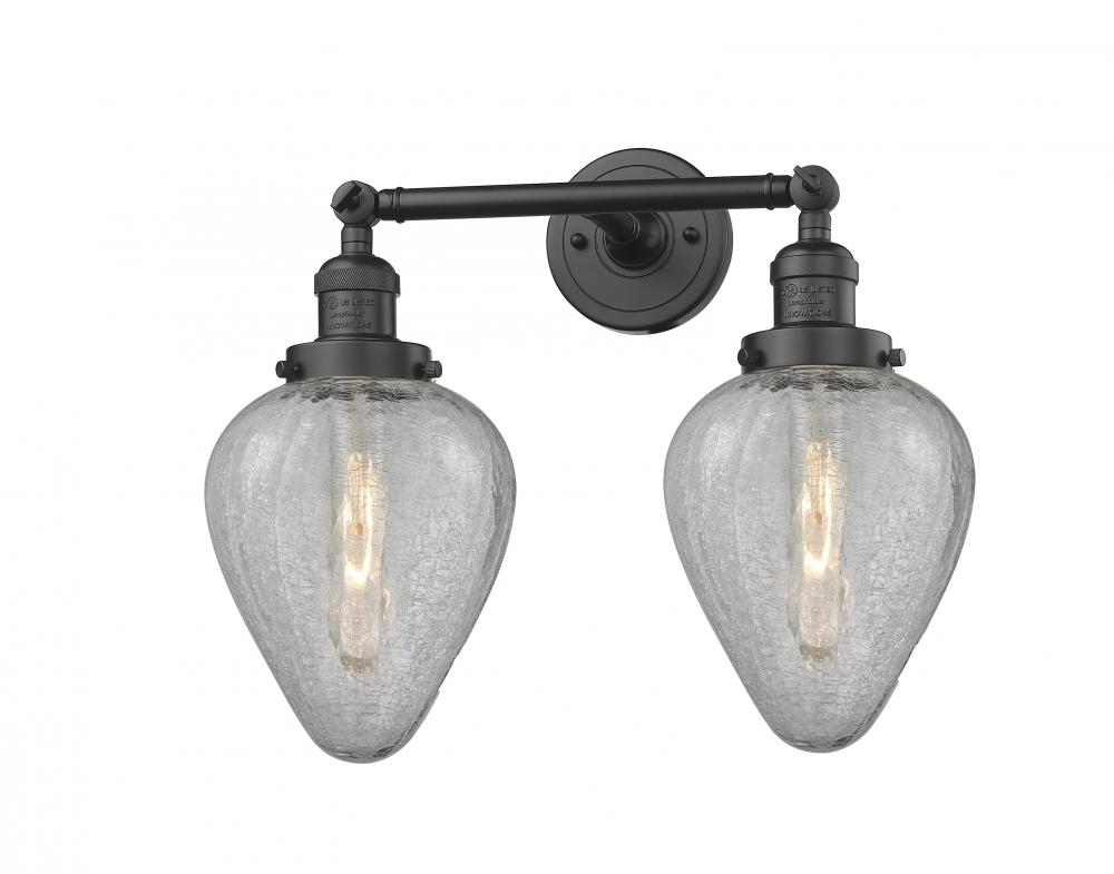 Geneseo - 2 Light - 17 inch - Oil Rubbed Bronze - Adjustable Bath Vanity Light