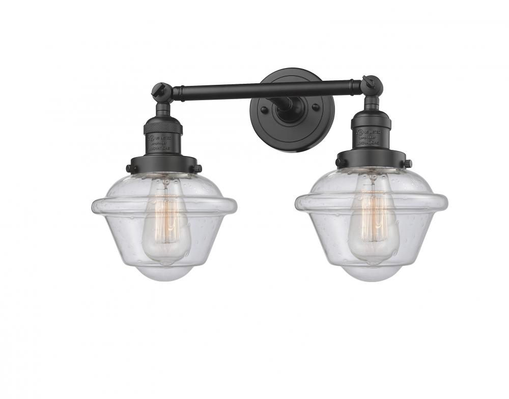 Oxford - 2 Light - 17 inch - Oil Rubbed Bronze - Adjustable Bath Vanity Light