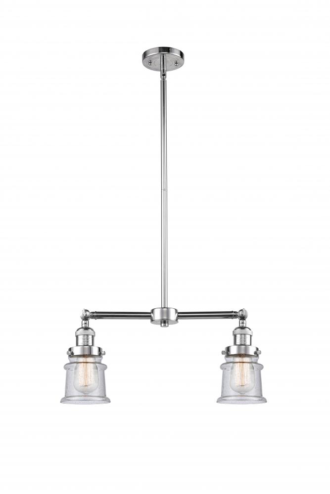 Canton - 2 Light - 21 inch - Polished Chrome - Stem Hung - Adjustable Island Light