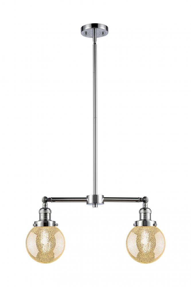 Beacon - 2 Light - 23 inch - Polished Chrome - Stem Hung - Adjustable Island Light