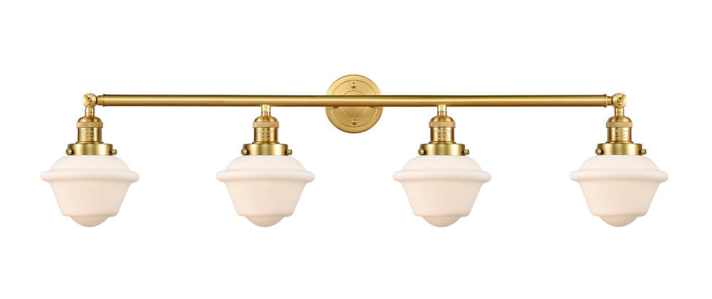Oxford - 4 Light - 46 inch - Satin Gold - Adjustable Bath Vanity Light