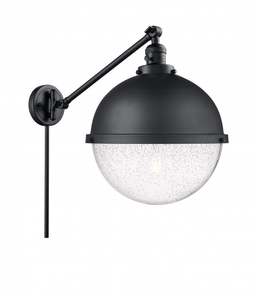 Hampden - 1 Light - 13 inch - Matte Black -Adjustable Swing Arm