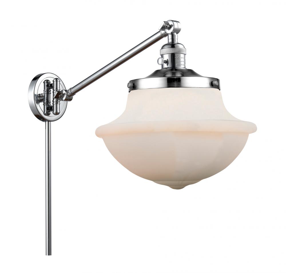 Oxford - 1 Light - 12 inch - Polished Chrome -Adjustable Swing Arm