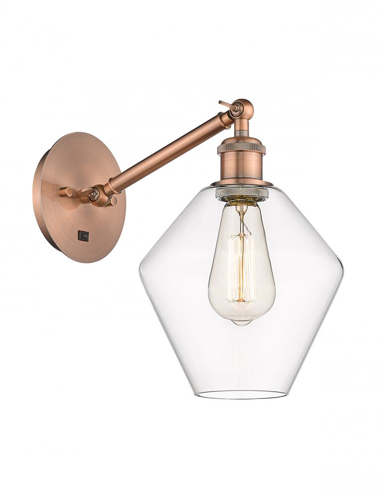 Cindyrella - 1 Light - 8 inch - Antique Copper - Adjustable Sconce