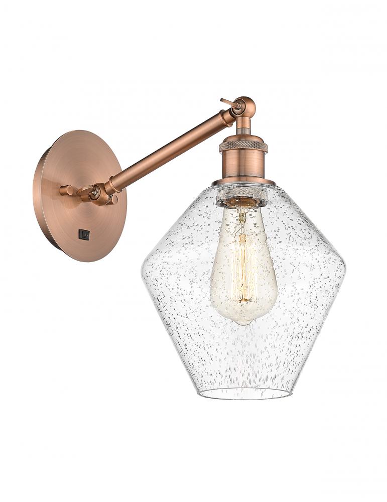 Cindyrella - 1 Light - 8 inch - Antique Copper - Adjustable Sconce