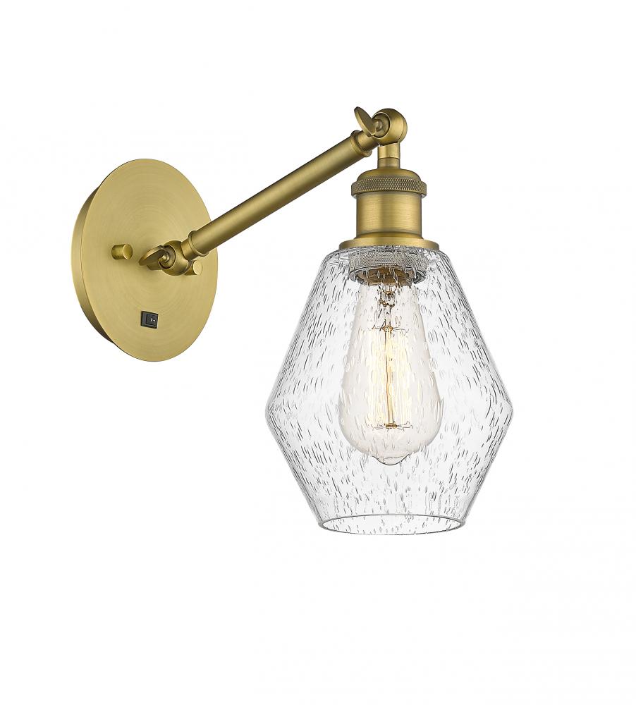 Cindyrella - 1 Light - 6 inch - Brushed Brass - Adjustable Sconce