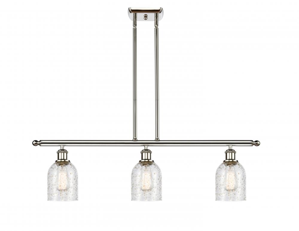 Caledonia - 3 Light - 36 inch - Polished Nickel - Cord hung - Island Light