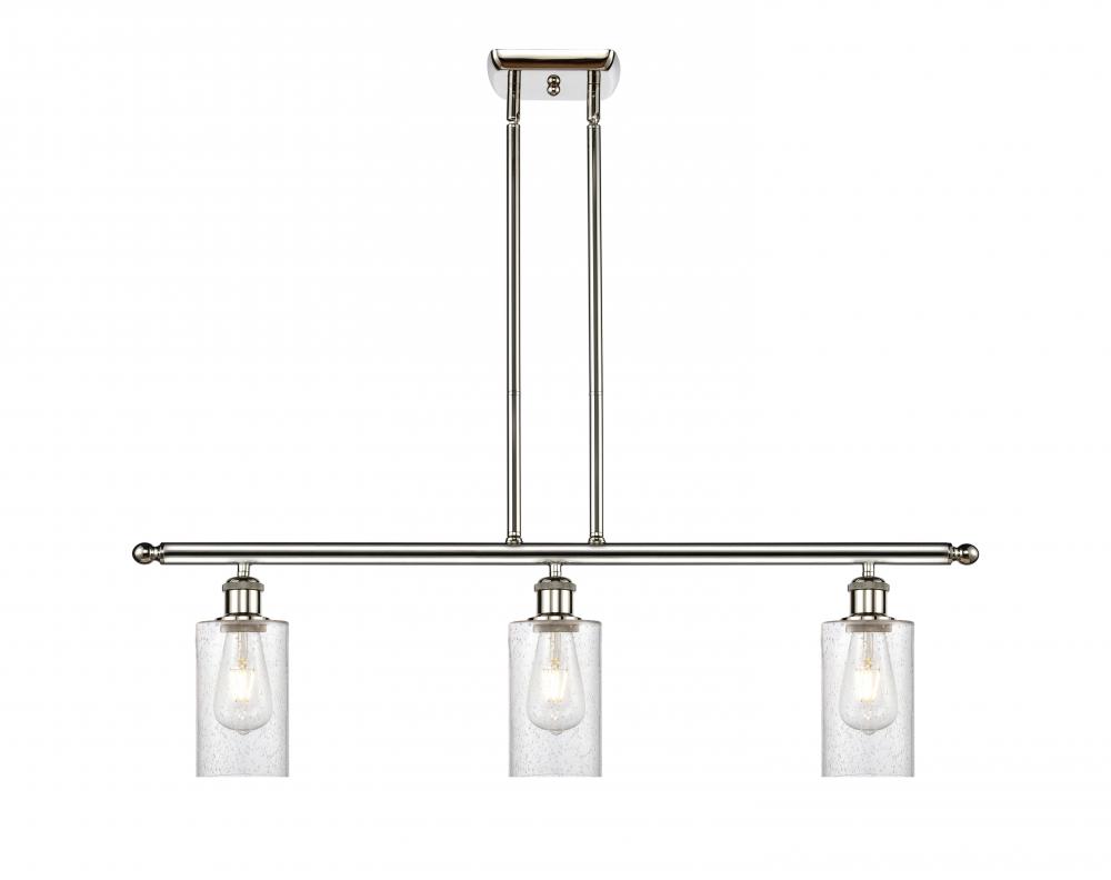 Clymer - 3 Light - 36 inch - Polished Nickel - Cord hung - Island Light