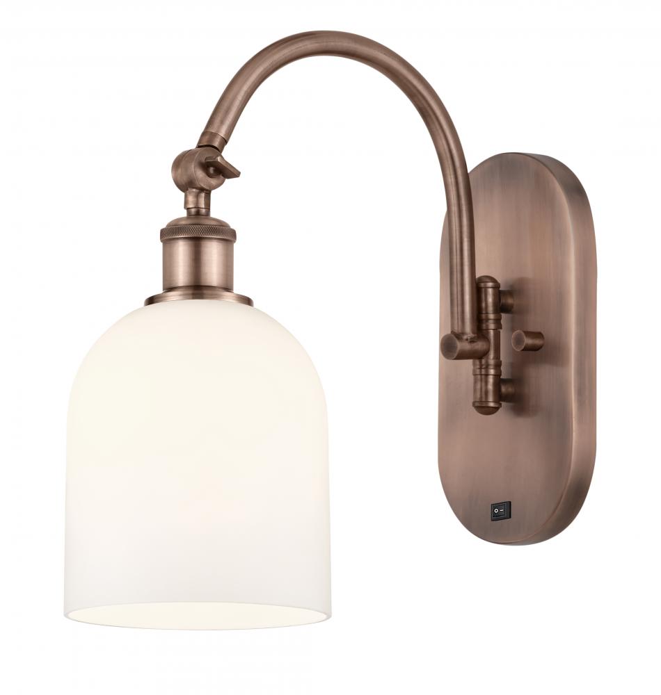 Bella - 1 Light - 6 inch - Antique Copper - Adjustable Swing Arm
