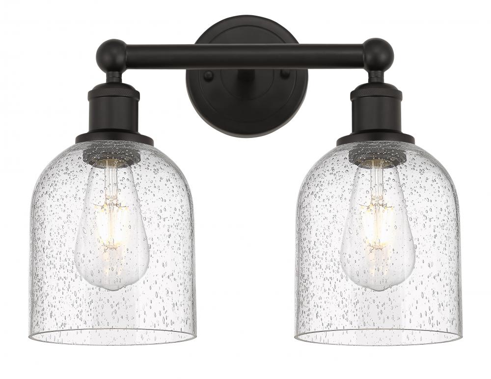 Bella - 2 Light - 15 inch - Oil Rubbed Bronze - Bath Vanity Light