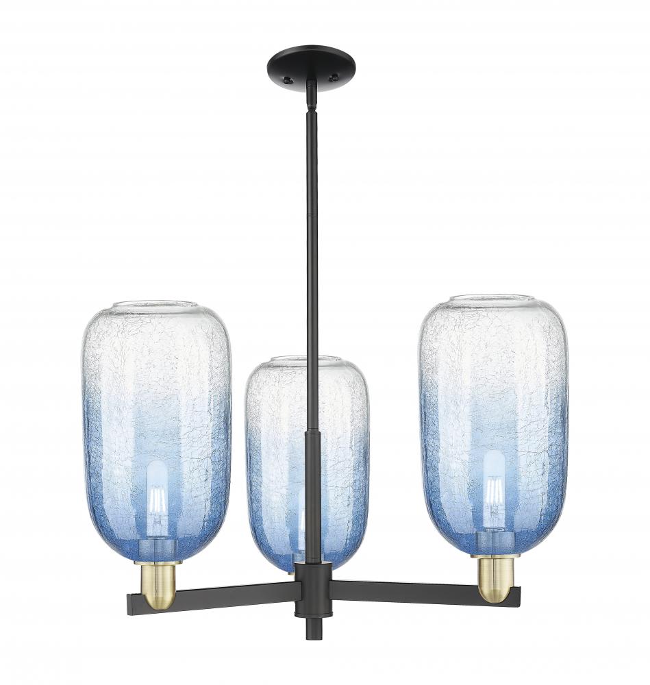 Brookhaven Cloche - 3 Light - 18 inch - Black Antique Brass - Flush Mount