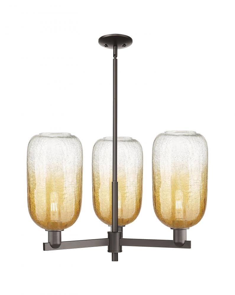 Brookhaven Cloche - 3 Light - 18 inch - Oil Rubbed Bronze - Flush Mount