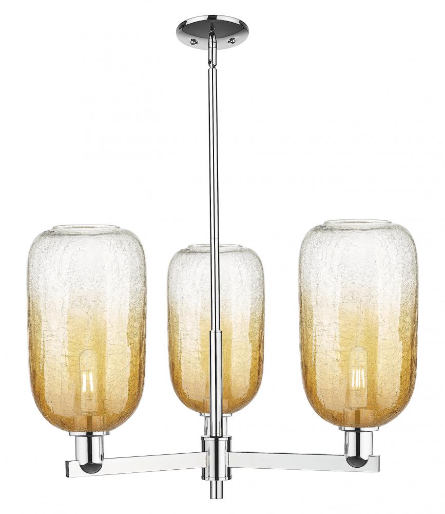 Brookhaven Cloche - 3 Light - 18 inch - Polished Chrome - Flush Mount