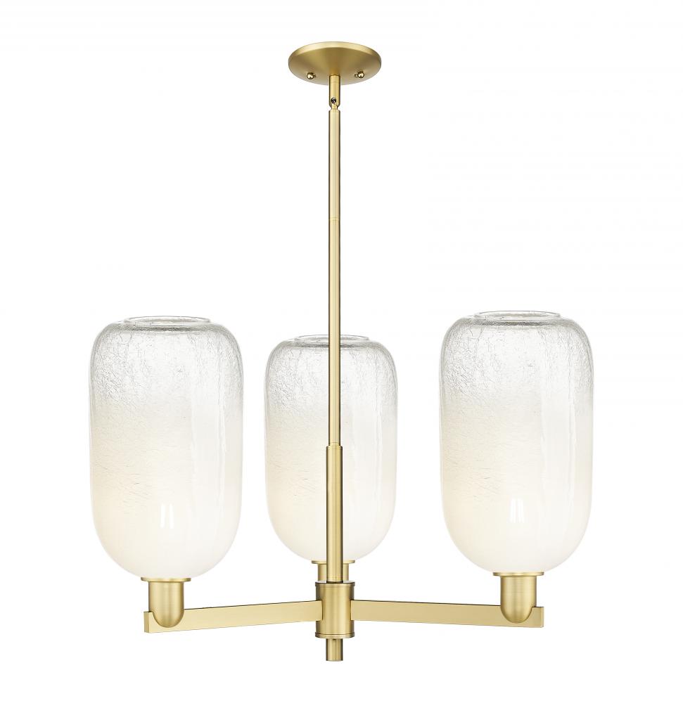 Brookhaven Cloche - 3 Light - 18 inch - Satin Gold - Flush Mount