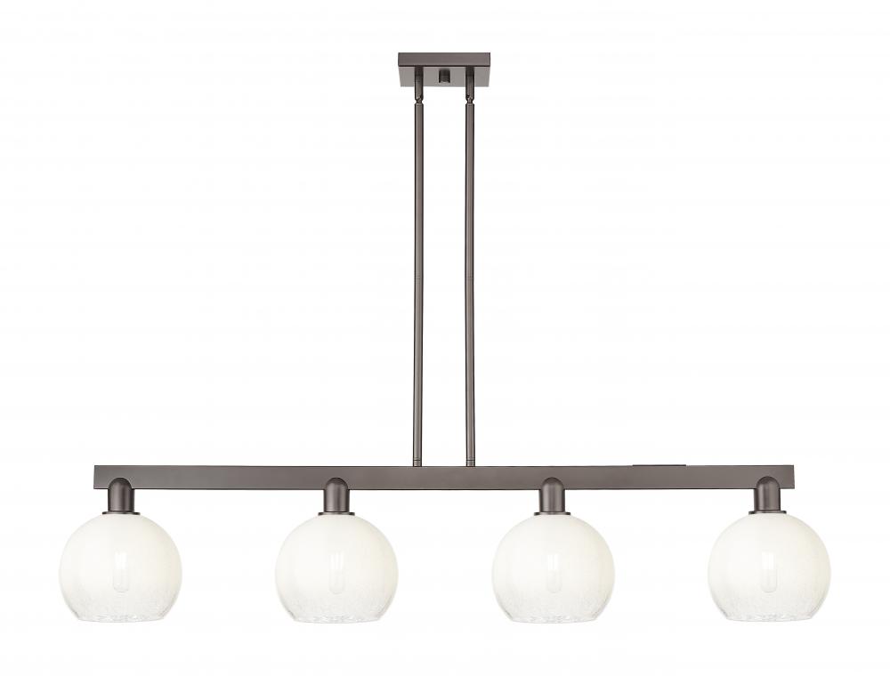 Brookhaven Globe - 4 Light - 48 inch - Oil Rubbed Bronze - Cord hung - Island Light