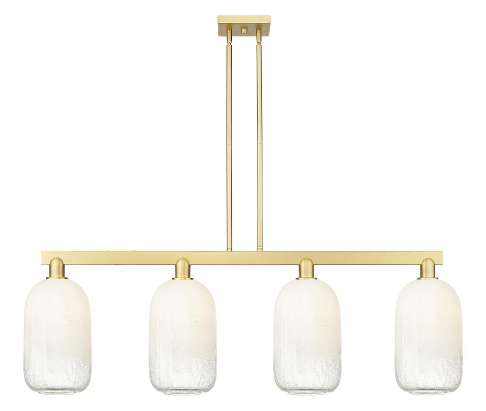 Brookhaven Cloche - 4 Light - 48 inch - Satin Gold - Cord hung - Island Light