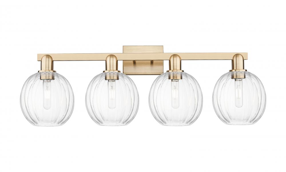 Preston Globe - 4 Light - 36 inch - Champagne Bronze - Bath Vanity Light