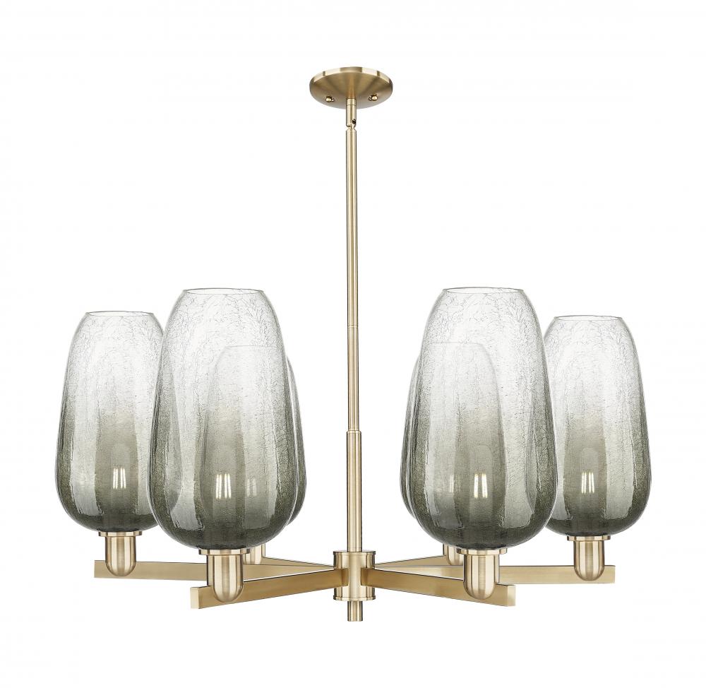 Brookhaven Flute - 6 Light - 24 inch - Champagne Bronze - Chandelier
