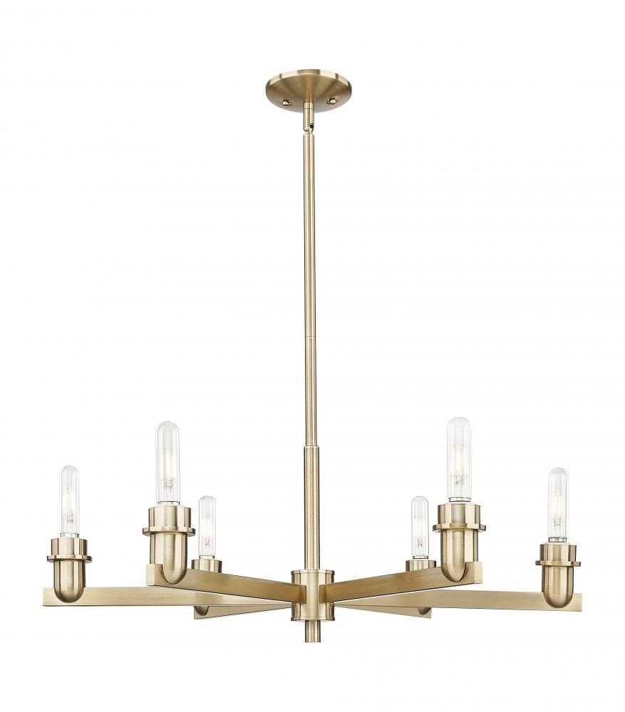 Arcadia - 6 Light - 30 inch - Brushed Champagne Bronze - Chandelier