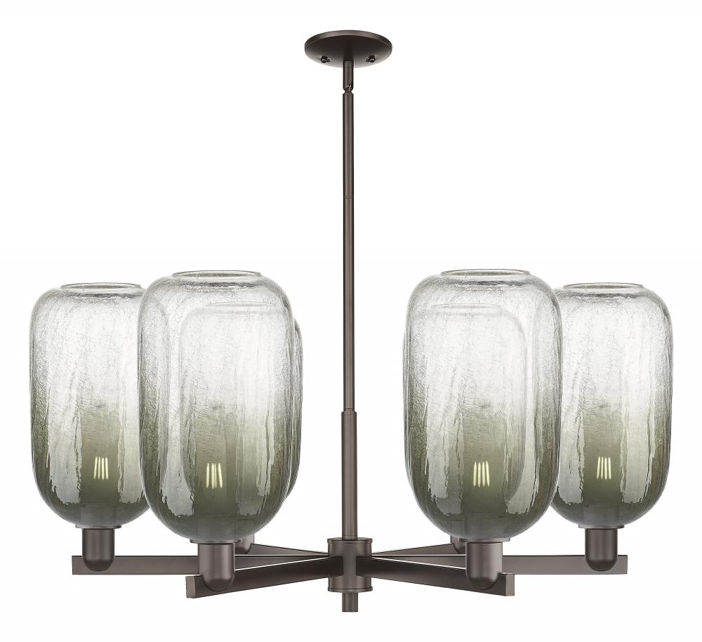 Brookhaven Cloche - 6 Light - 24 inch - Oil Rubbed Bronze - Chandelier